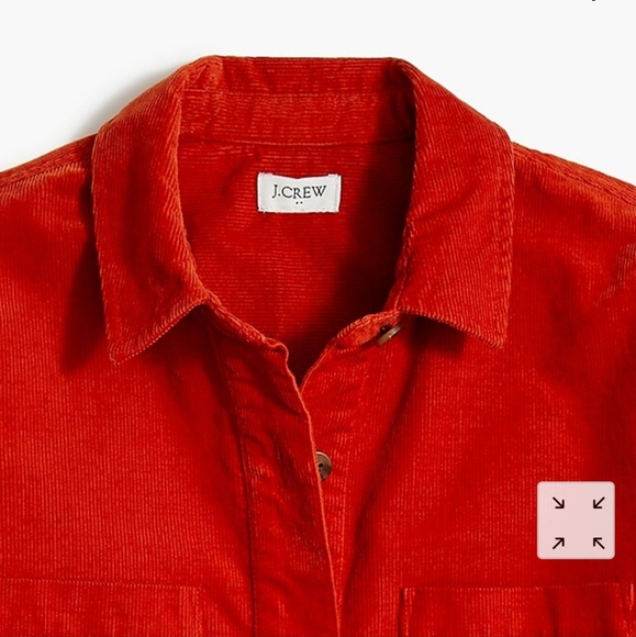 J. Crew Factory Corduroy Shirt-Jacket - Picture 2 of 5